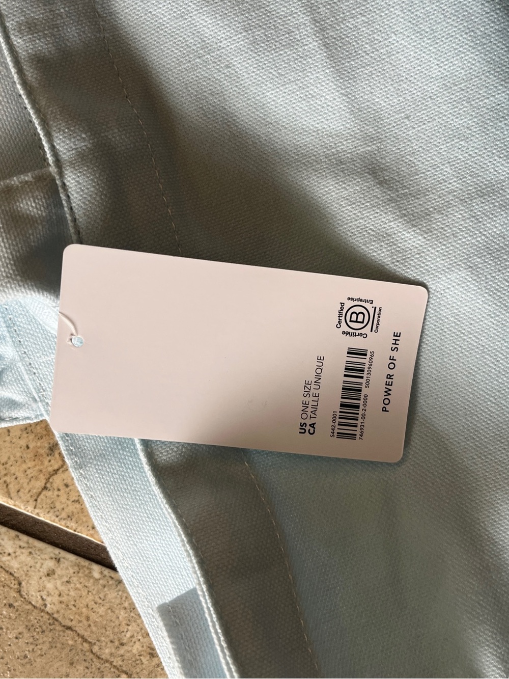 Athleta ombré canvas tote bag NWT - Picture 4 of 10